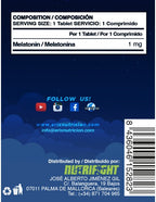 Melatonina 1 MG (100 Tabletas) - Erix Nutrición imagen 8