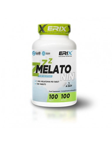 Melatonina 1 MG (100 Tabletas) - Erix Nutrición