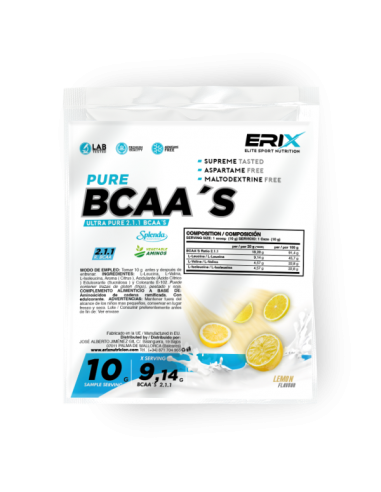 BCAA’S Limon 1 x 10 Gr. - Erix Nutrición
