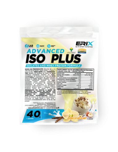 ISO Advanced Plus 1 x 40 Gr. - Erix Nutrición