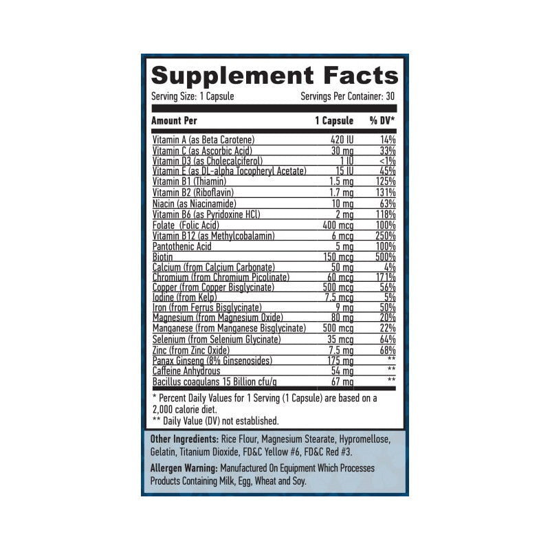 Multivitamin Complex 30 Caps