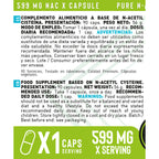 NAC N-Acetil Cisteína (90 Cápsulas) - Erix Nutrición imagen 6