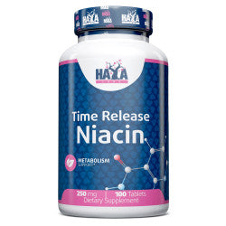 Niacina - Liberación Sostenida - 250mg - Haya Labs