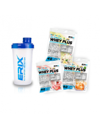 Pack Shaker + 3 muestras - Erix Nutrición