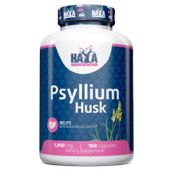 Psyllium Husk 500 mg. - 100 Caps. - Haya Labs