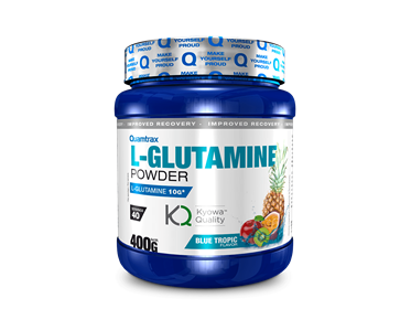 L-Glutamine Powder 400 gr.SABORES:blue tropic-watermelon-blue tropic