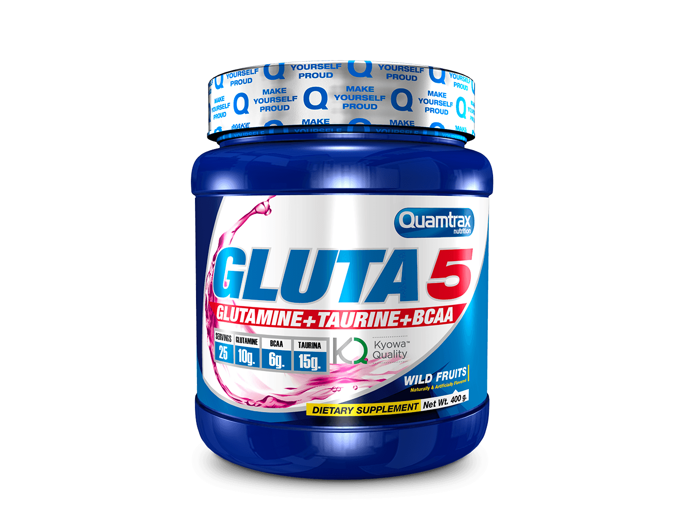 Gluta 5 400 gr.SABORES: Chocolate-lemon-orange-raspberry-wild fruits