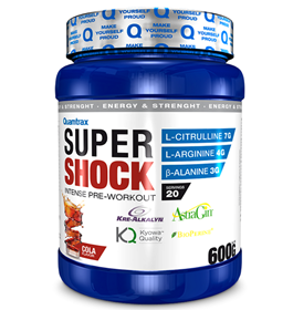 Super Shock 600gSABORES: Lemon-orange-cola