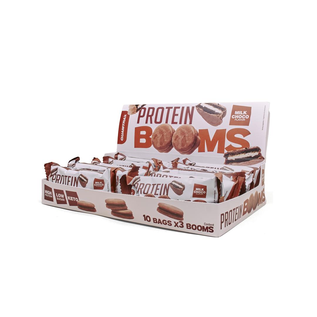 Protein Booms Milk Choco 54 gr x 10 uds.