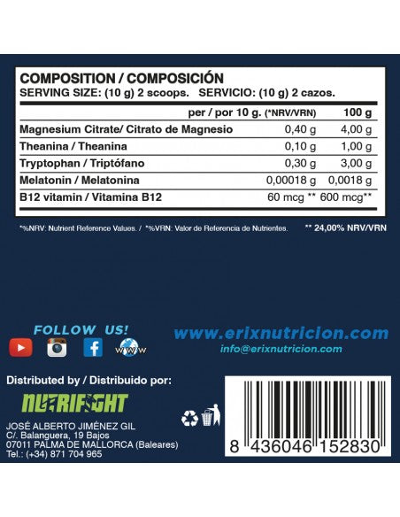 Sweet Dreams 400 gr (Sabor Naranja) - Erix Nutrición imagen 8