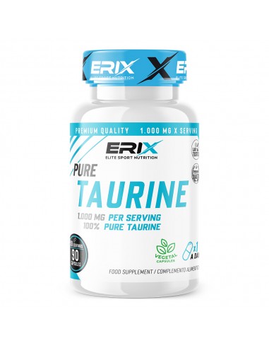 Taurina (90 Cápsulas) - Erix Nutrición