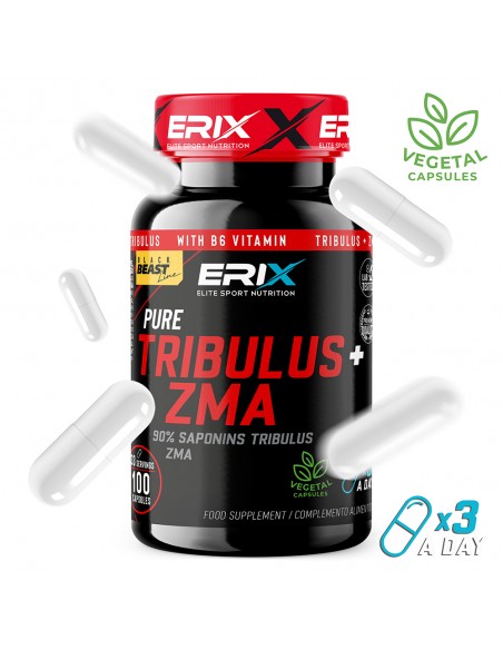 TRIBULUS + ZMA (100 Cápsulas) - Erix Nutrición imagen 4