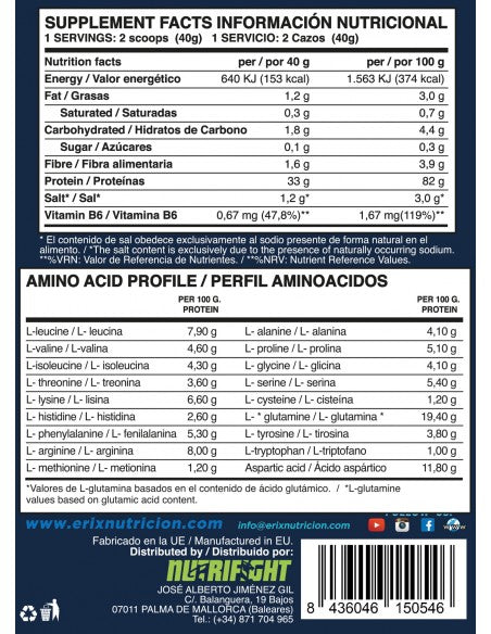VEGAN 1 KG (SABOR CHOCOLATE) - Erix Nutrición imagen 8