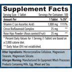Vitamin C With Bioflav.and Rose Hips 1000 mg 100 T