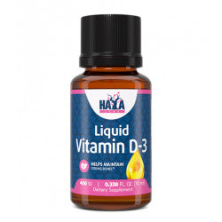 Vitamina D-3 Liquida 400 IU - 10ml - Haya Labs