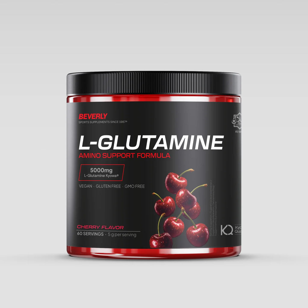AMINOACIDS - L-GLUTAMINE Kyowa® - Cherry 300gr  REBRANDING!!!