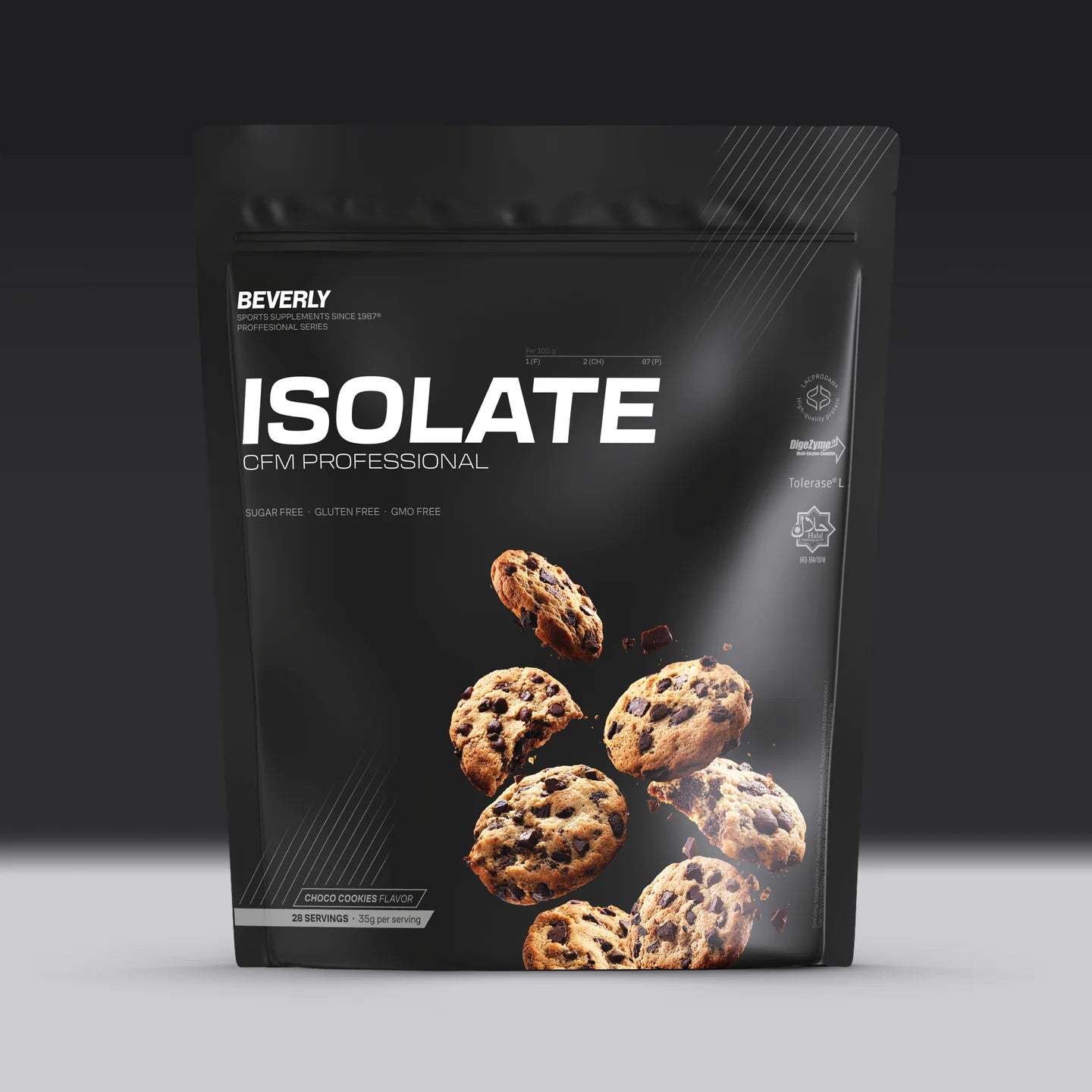 PROTEINS - ISOLATE CFM Choco Cookies 1kg - Lacprodan®