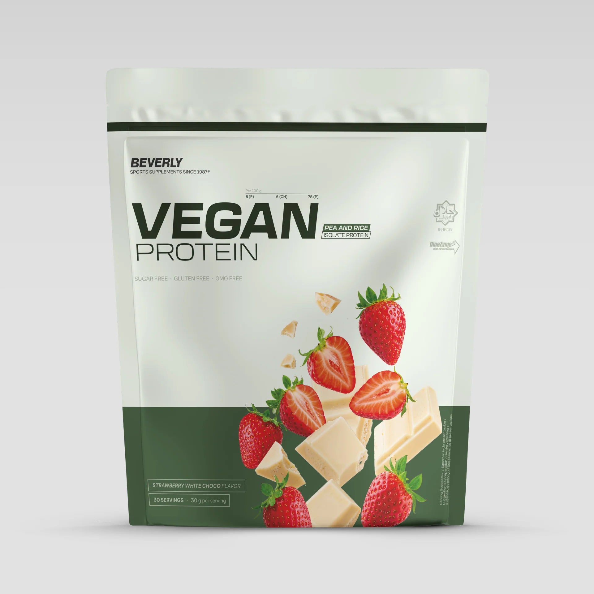PROTEINS - VEGAN DELICATESSE - Strawberry & White Chocolate