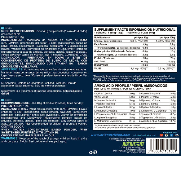 WHEY ULTIMATE PLUS 2 KG - Erix Nutrición imagen 4