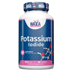 Yoduro de Potasio 32.5mg. 30 Tabs. - Haya Labs