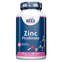 Zinc Piconlinato 30 mg - 60 Tabs - Haya Labs